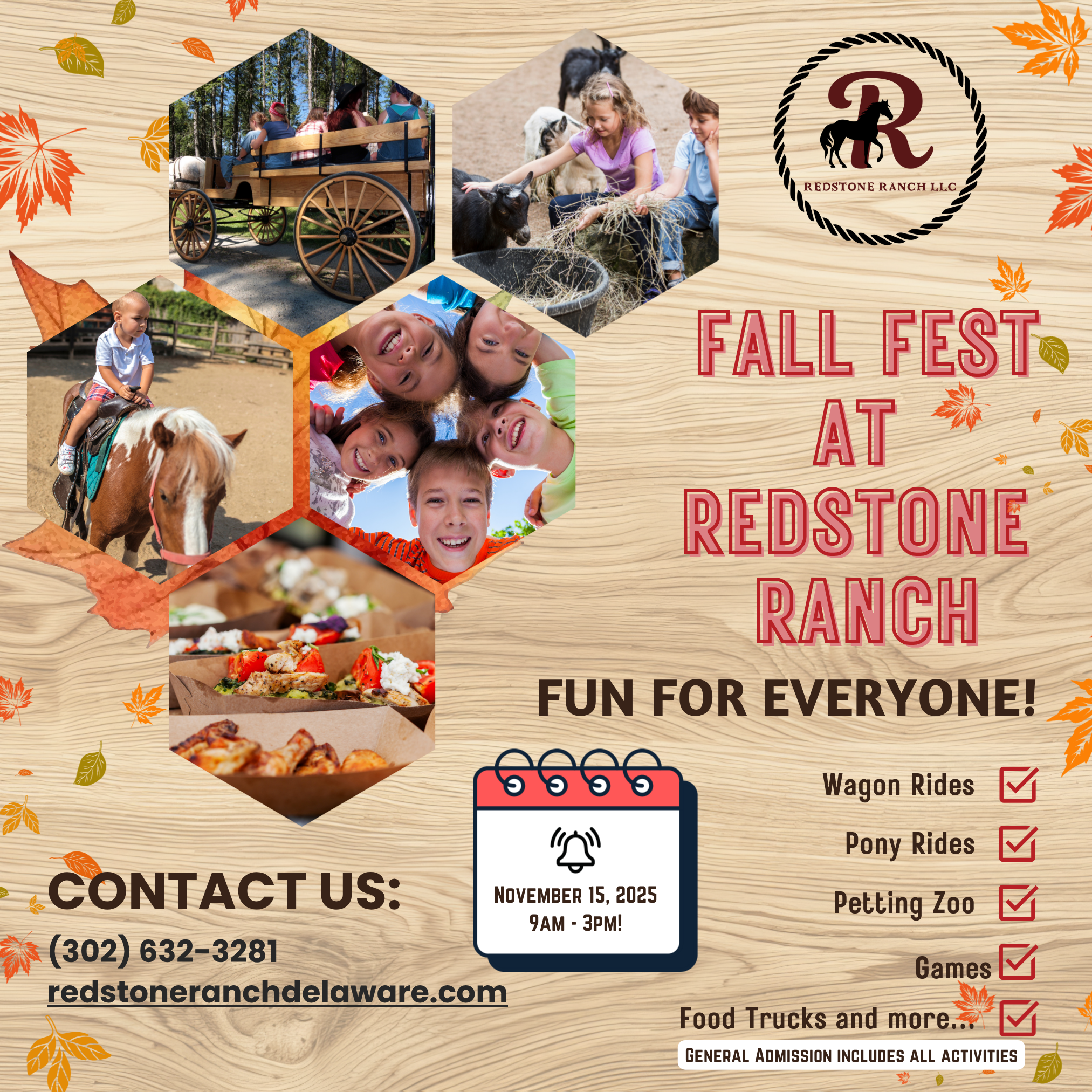 Redstone Ranch DE • Coming Events And Special Occasions