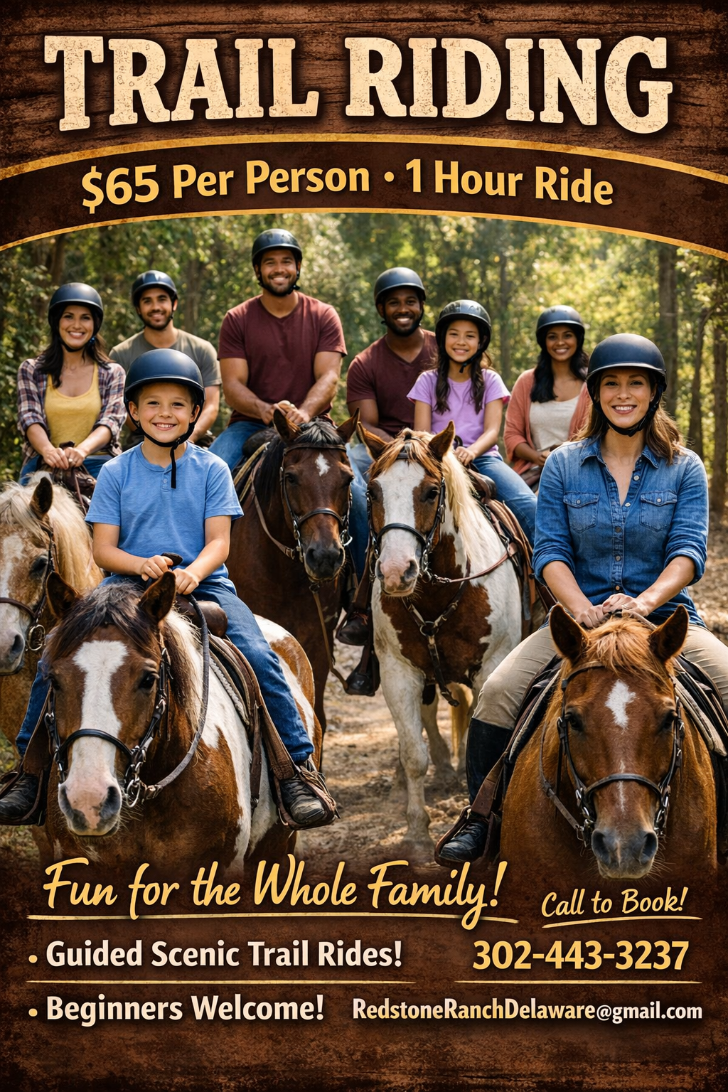 Redstone Ranch DE • Trail Rides & Lessons